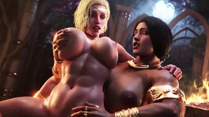 3D animated futanari hot sex - Horny MILF knows how to satisfy her friend's pussy and anal - Vidéo premium HD - MILF | X-Casting